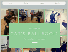 Tablet Screenshot of catsballroom.com